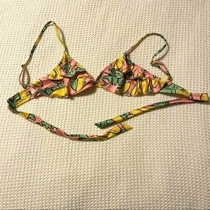 Wildfox Swim banana bikini top